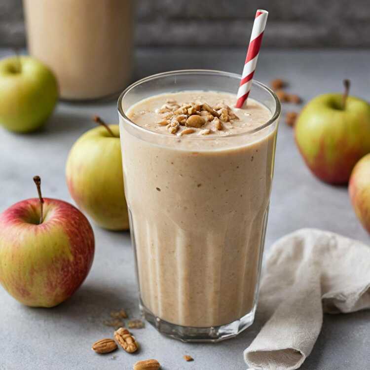 image Smoothie Pomme et Beurre de Cacahuète