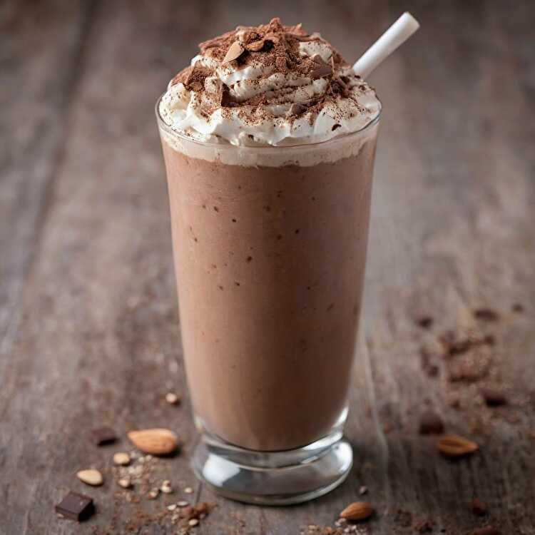 image Milkshake au Chocolat et lait d'amandes