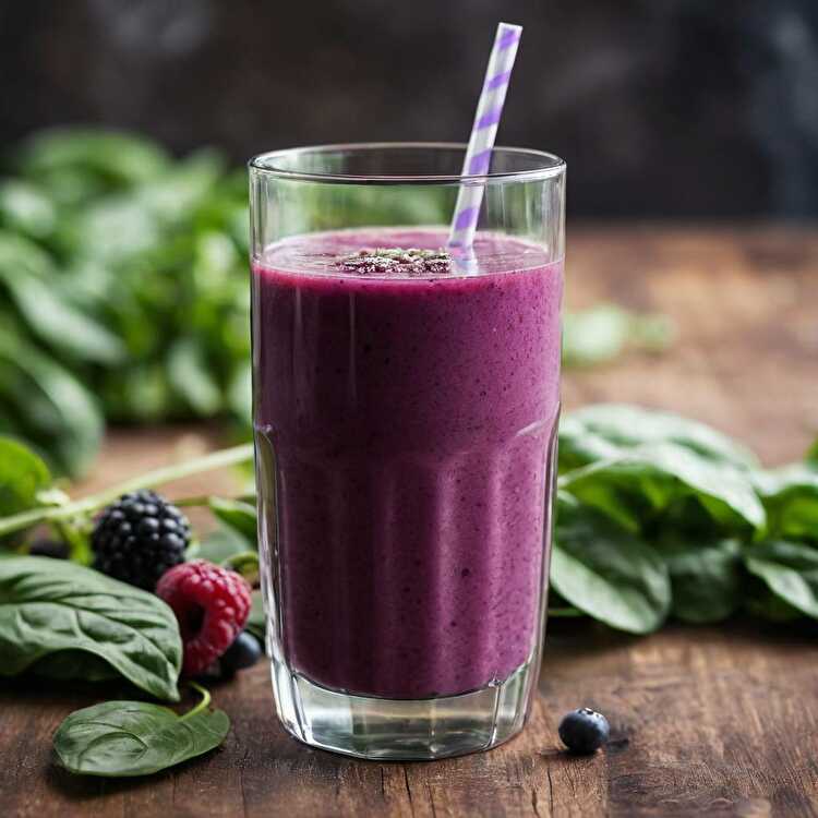 image Smoothie Baies-Épinard