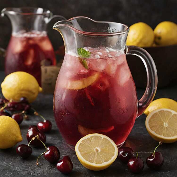 image Limonade Rafraîchissante aux Cerises