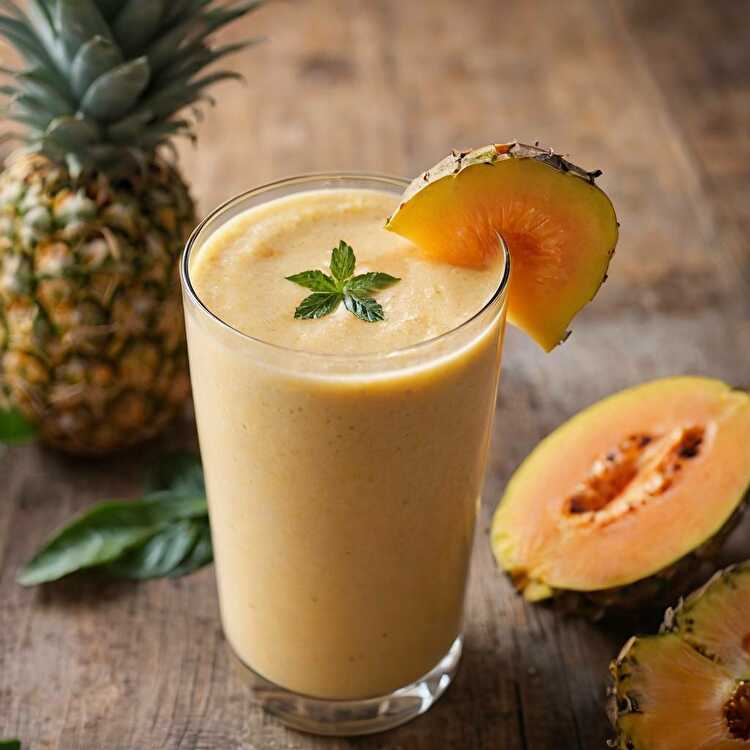 image Smoothie à la Papaye et Ananas