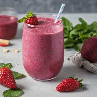 Smoothie Panthère Rose à la Betterave