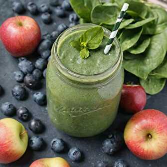 Smoothie Pomme et Myrtille