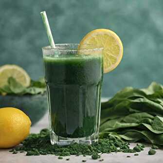 Jus de Spiruline Rafraîchissant et Détoxifiant